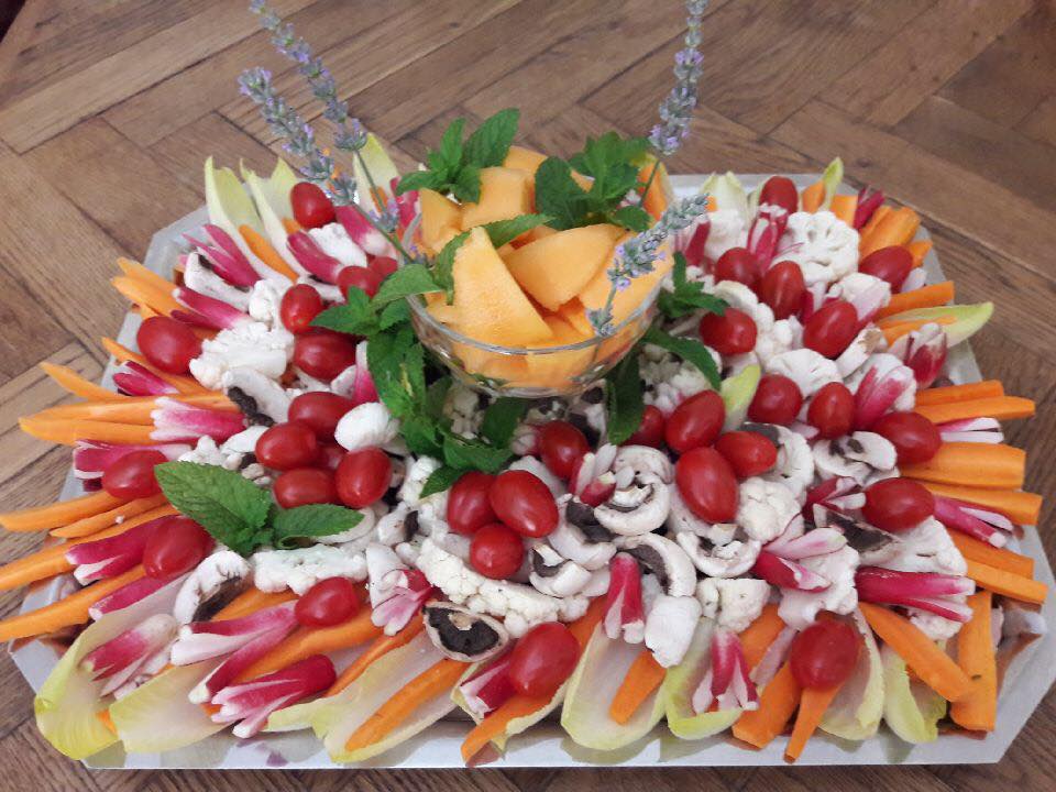 Plateau de crudités à partager